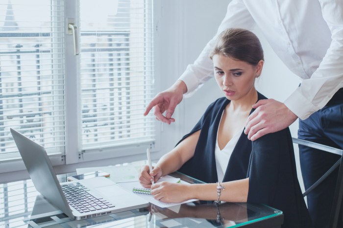 Harassment sexual workplace employee work law policy case hostile sex female state harassed anti confidentiality discrimination victims silencing challenges grabbed