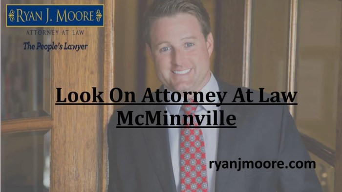 Mcminnville lawyer attorney