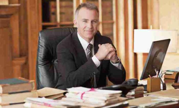 Lawyer attorney working